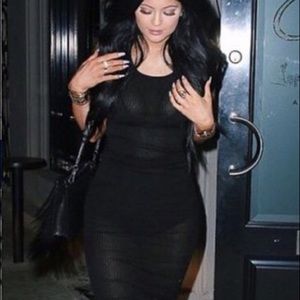 Alexander Wang Black Jersey Dress